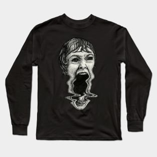 Creepy face Horror Long Sleeve T-Shirt